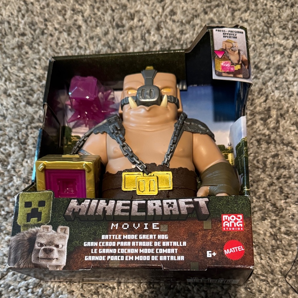 Minecraft Movie Great Hog Action Figure - Tan & Gold by Mattel